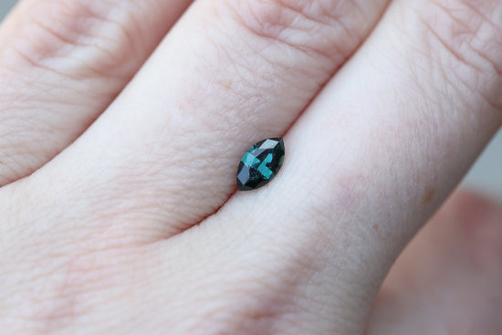 .56ct marquise teal sapphire