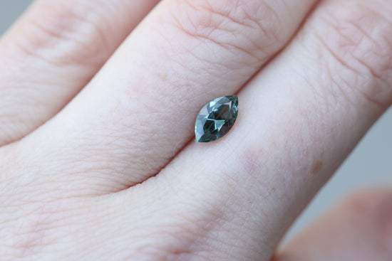 1.31ct marquise green teal sapphire