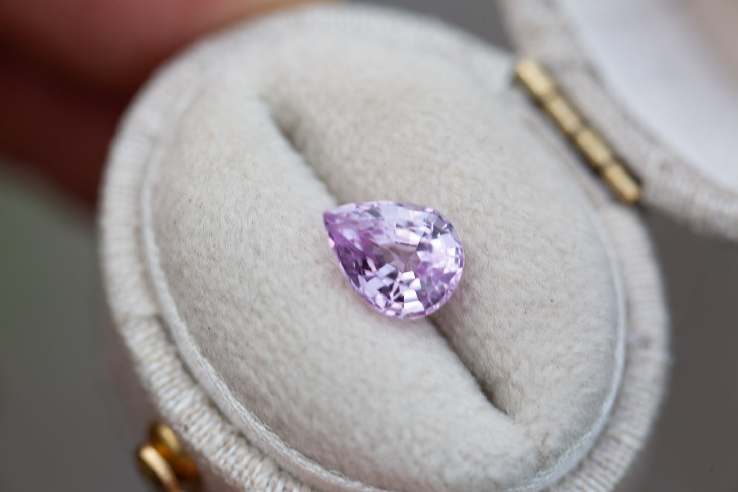Load image into Gallery viewer, ON HOLD FOR B 1.51ct pear medium pink sapphire
