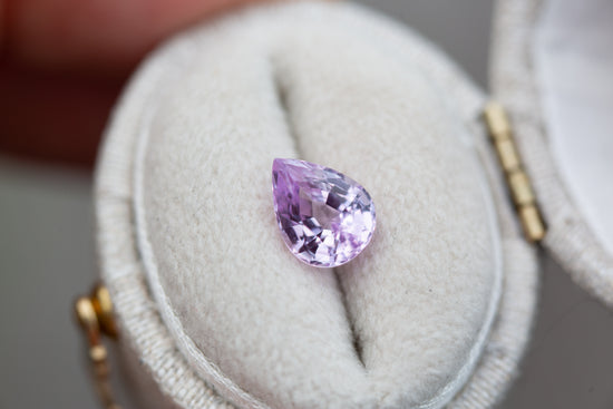 Load image into Gallery viewer, ON HOLD FOR B 1.51ct pear medium pink sapphire
