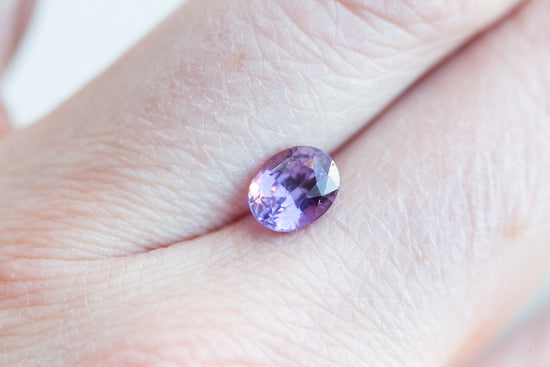 1.58ct oval purple sapphire