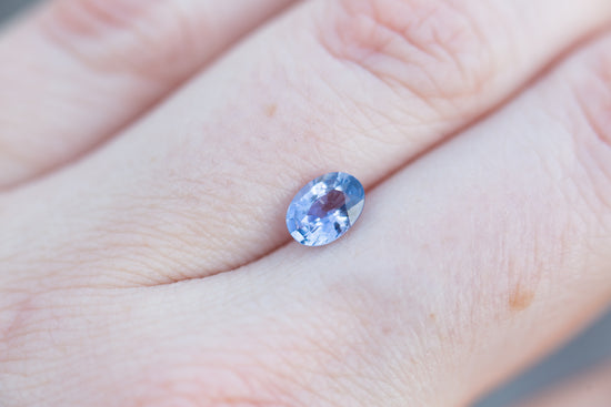 1.05ct oval blue purple sapphire