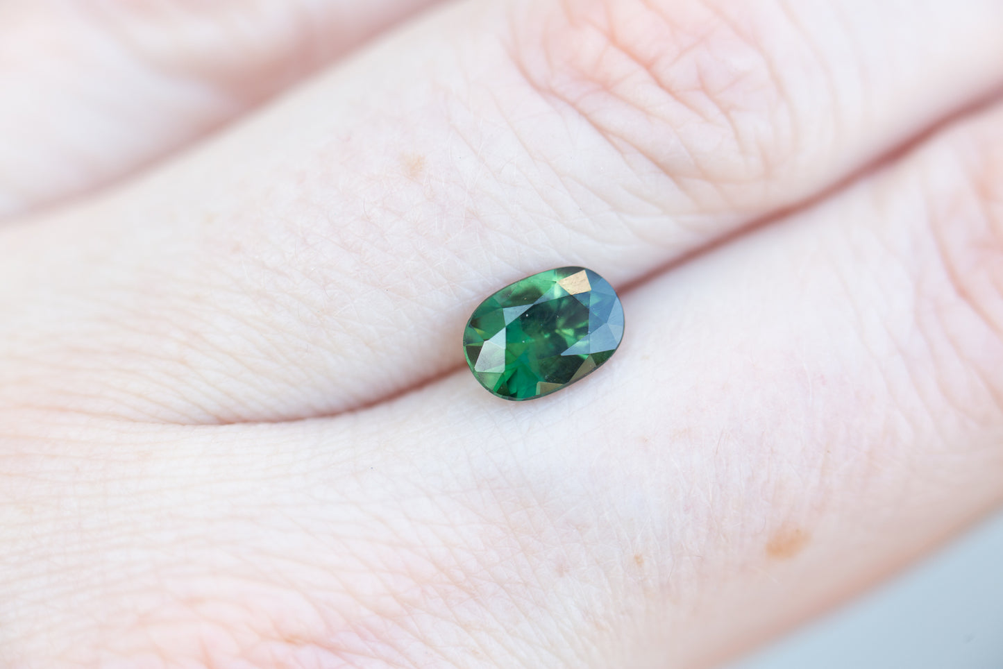 1.49ct oval green sapphire