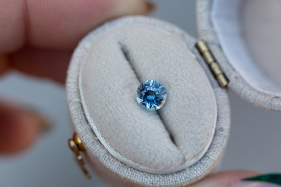 .78ct round ceylon blue sapphire