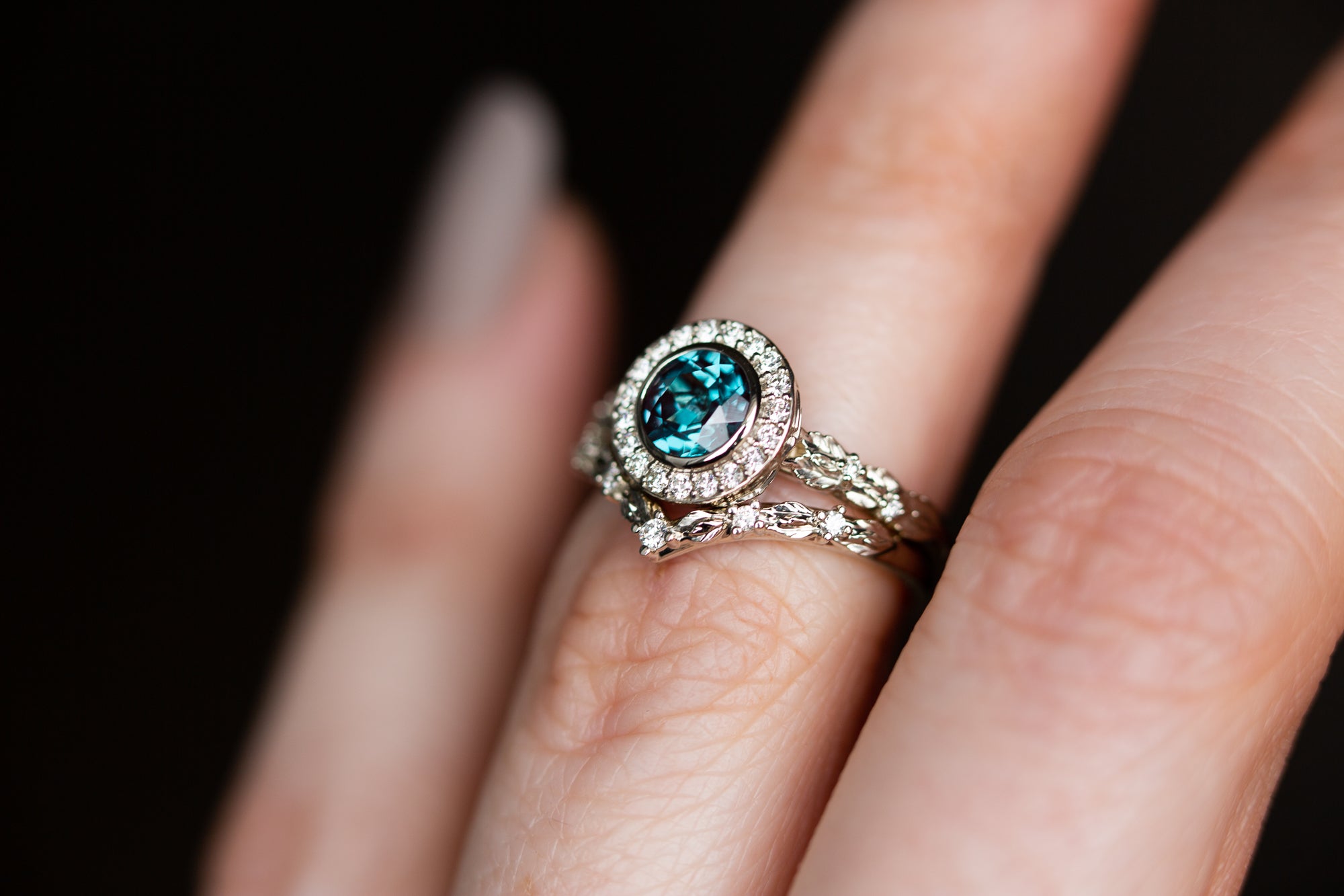 Crown of Thorns with lab alexandrite – Oore Jewelry