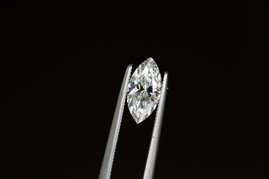 Load image into Gallery viewer, .9ct VVS1, H marquise lab diamond
