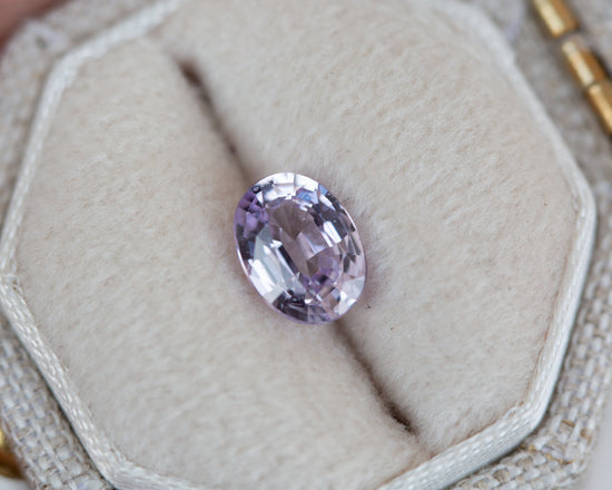 1.03ct oval light lavender sapphire
