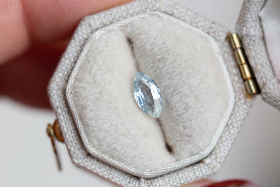 .72ct marquise pale blue sapphire