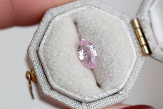 1.12ct marquise light pink sapphire