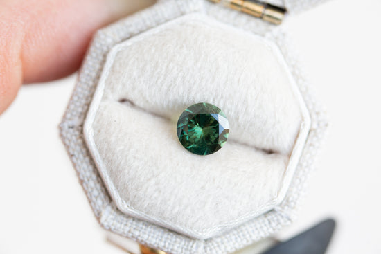 .91ct round green Australian sapphire