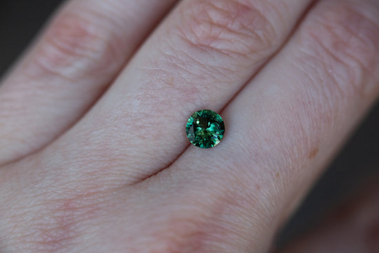 .91ct round green Australian sapphire