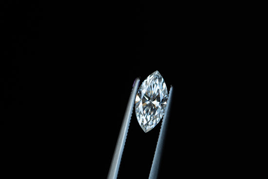 Load image into Gallery viewer, .75ct marquise lab grown diamond
