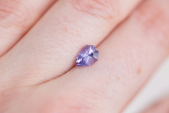 1.25ct pear purple sapphire