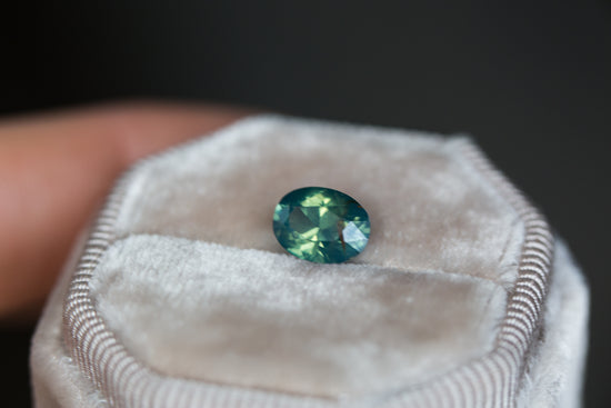 2.05ct opalescent teal sapphire