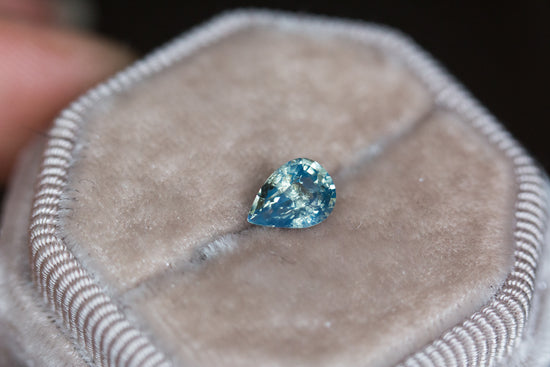 1.23ct parti blue opalescent sapphire