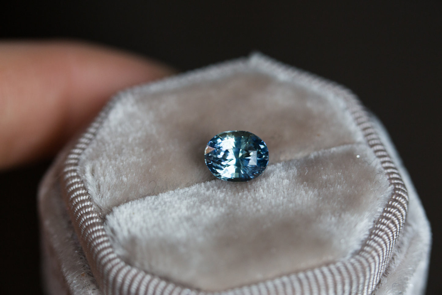 2.15ct oval ceylon parti sapphire