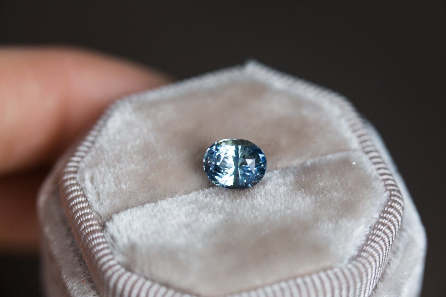 2.15ct oval ceylon parti sapphire