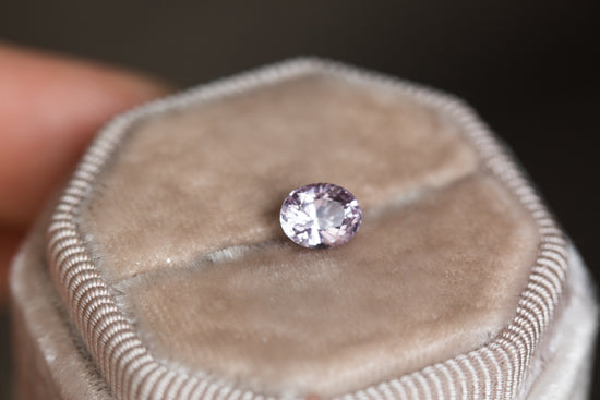 1.17ct oval light pink sapphire