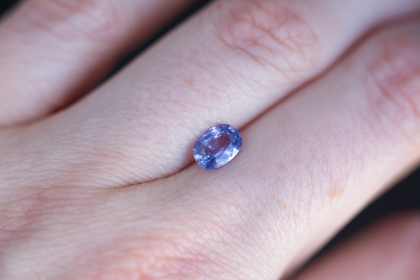 1ct oval lavender purple sapphire