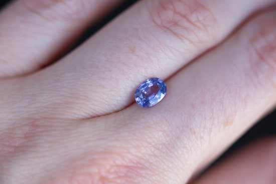 1ct oval lavender purple sapphire