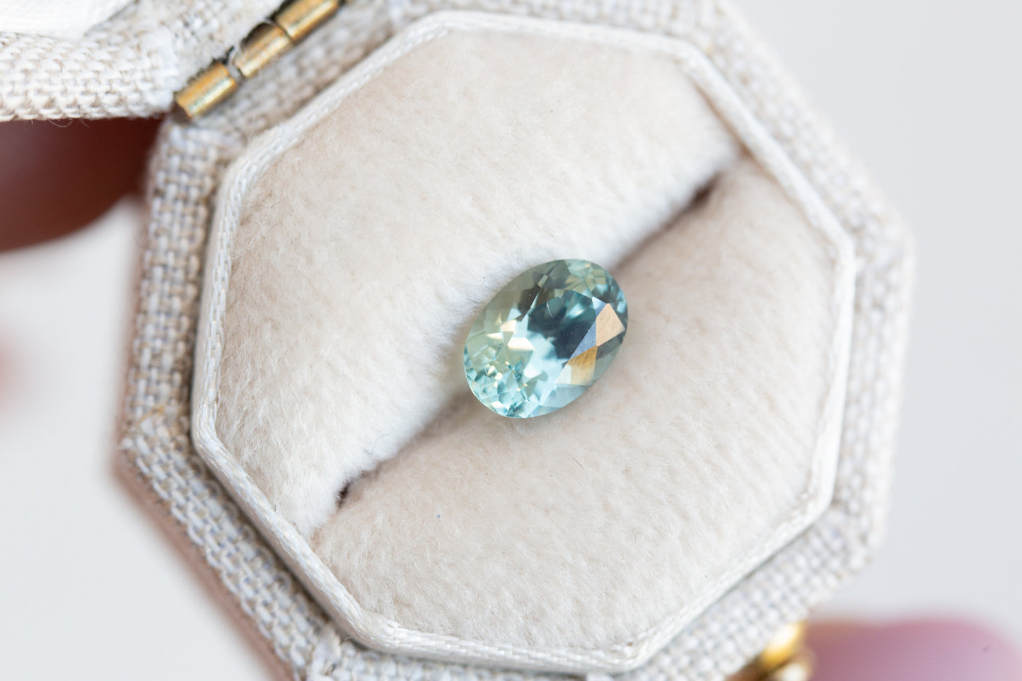 1.12ct oval Montana sapphire