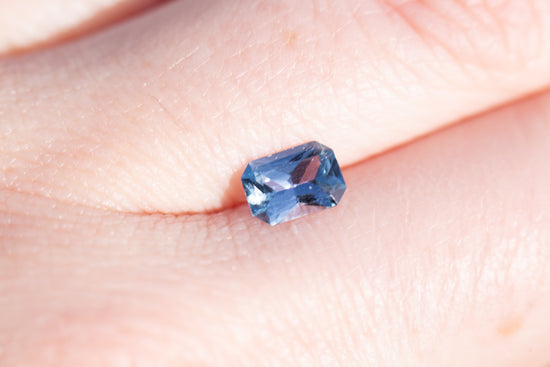 1.04ct emerald medium blue sapphire