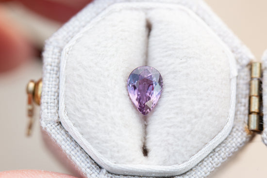 .94ct pear purple pink sapphire
