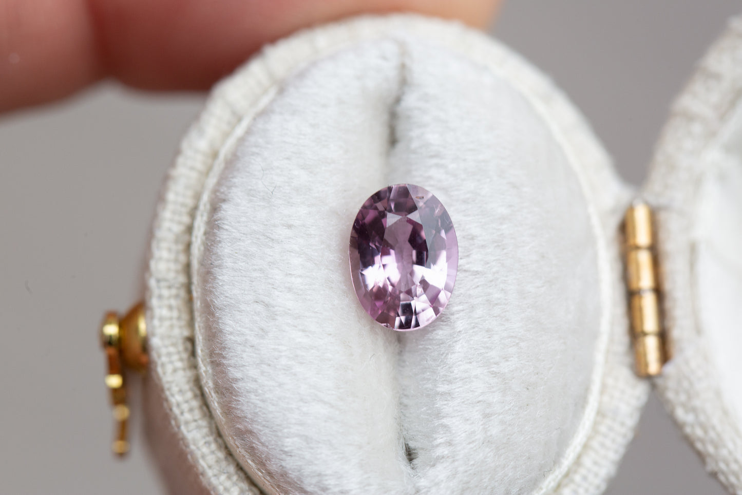 1.5ct oval medium pink sapphire