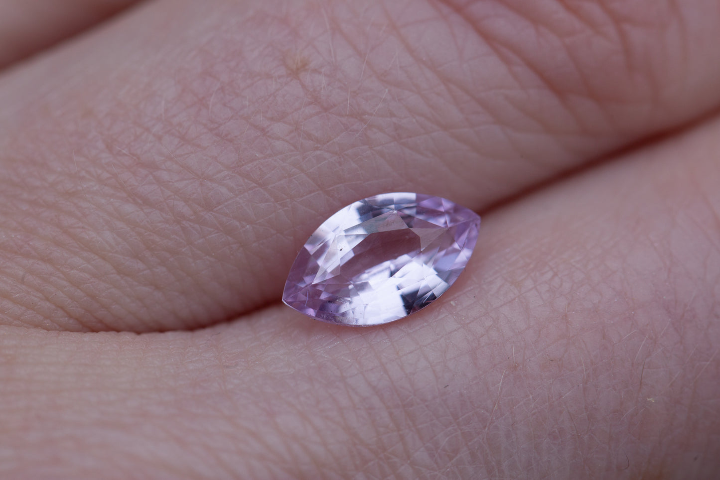 1.7ct marquise pink lavender sapphire