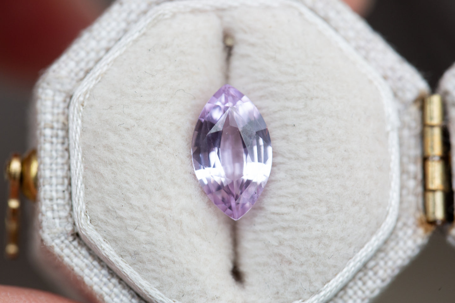 1.7ct marquise pink lavender sapphire