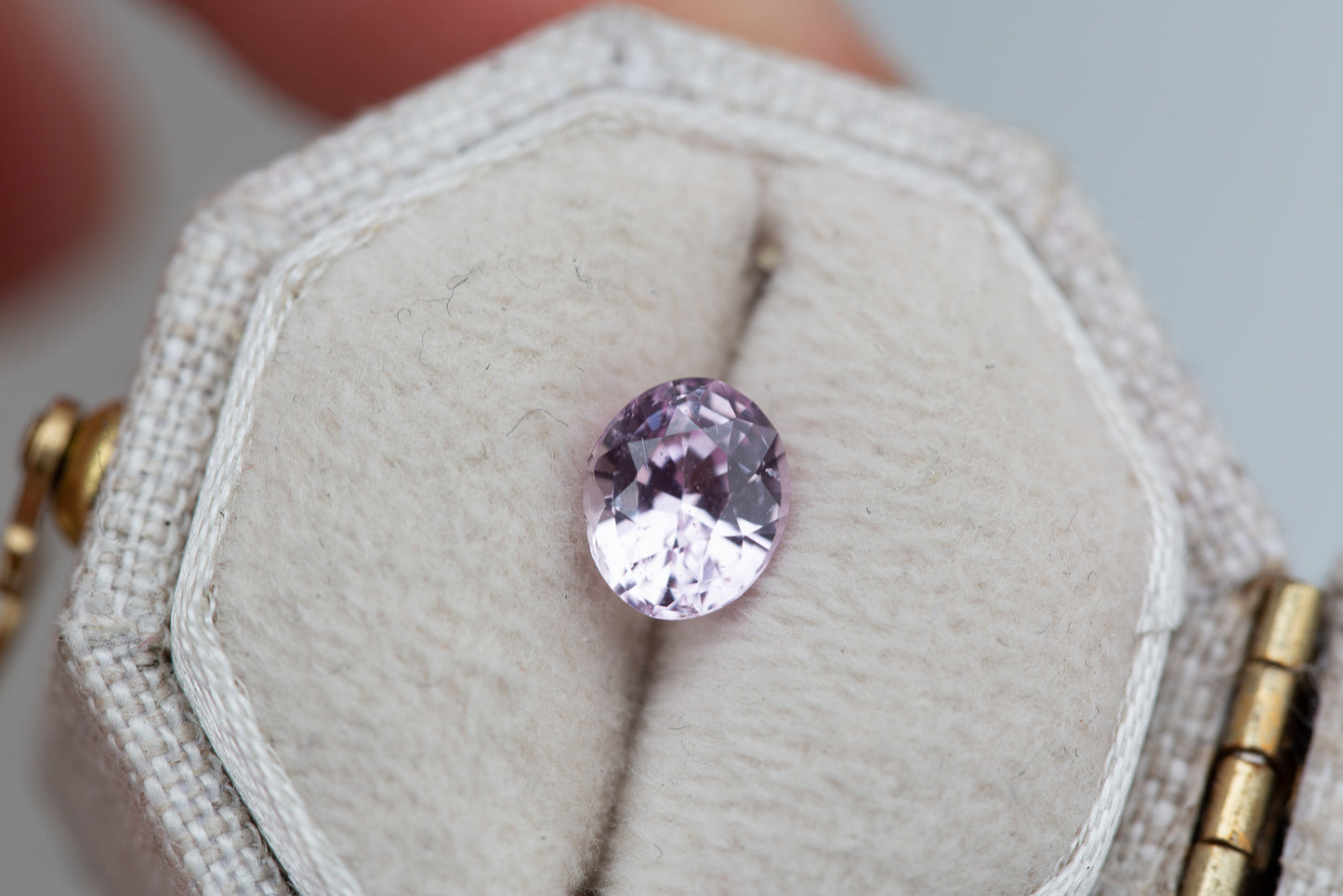 .97ct oval light pink sapphire