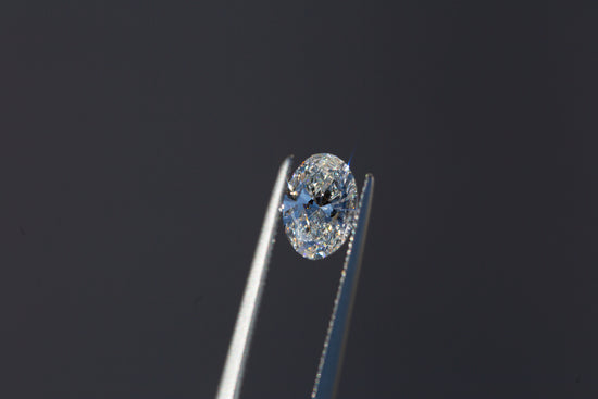 Load image into Gallery viewer, .72ct oval lab grown diamond
