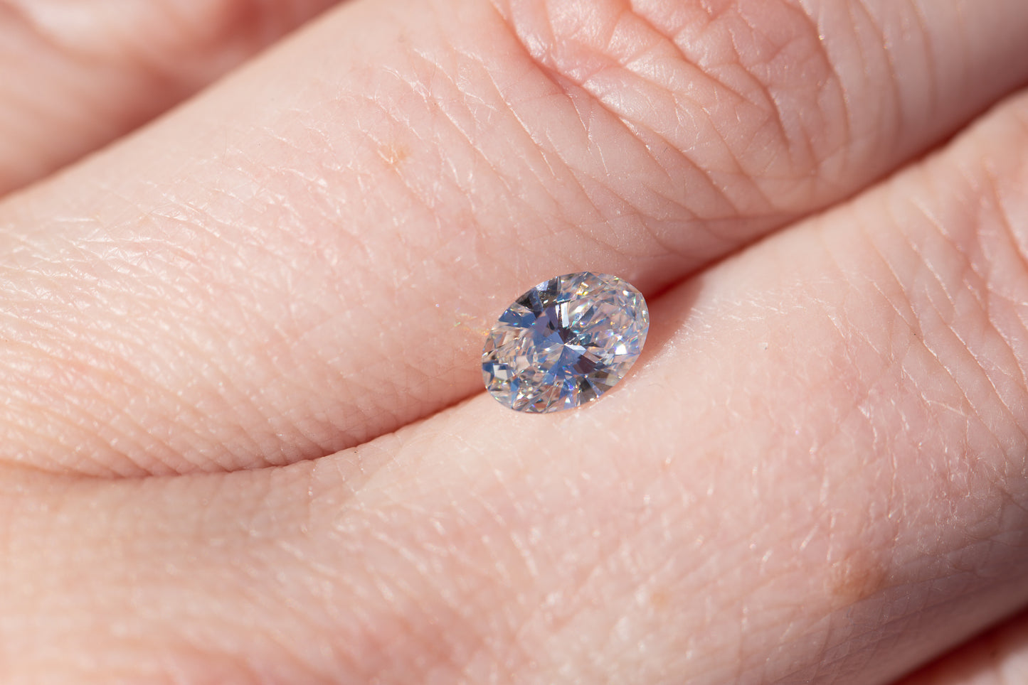 .72ct oval lab grown diamond