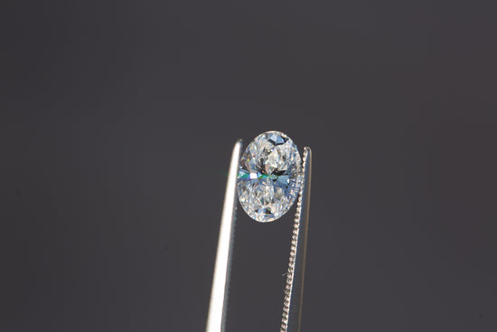 1.08ct oval lab grown diamond
