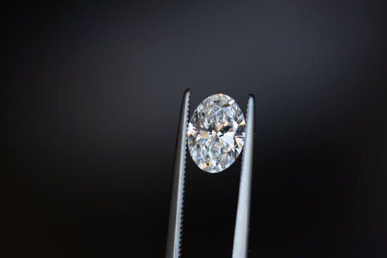 1.11ct oval lab grown diamond