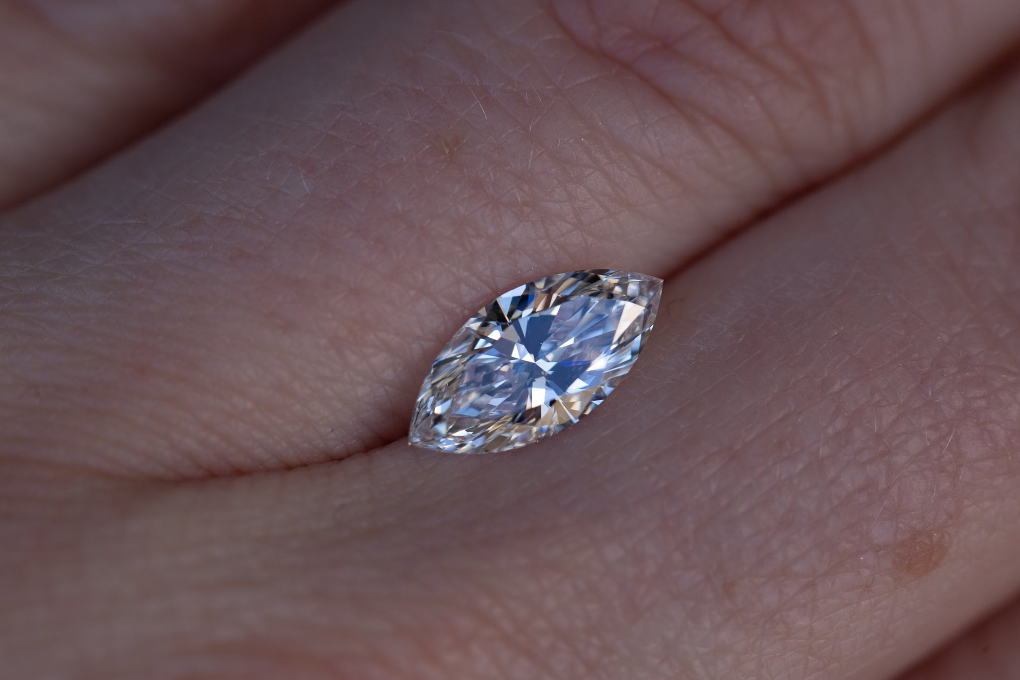 pear shaped diamond bow tie effect