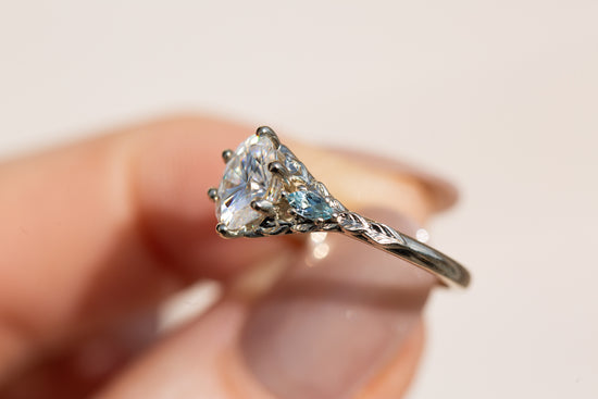 Load image into Gallery viewer, READY TO SHIP- Size 6.5, 14k white gold
