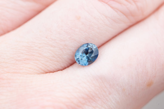1.07ct oval medium powder blue sapphire