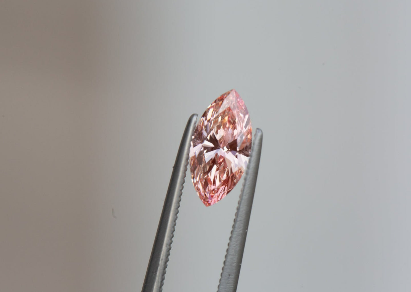 .84ct marquise fancy intense pink lab diamond