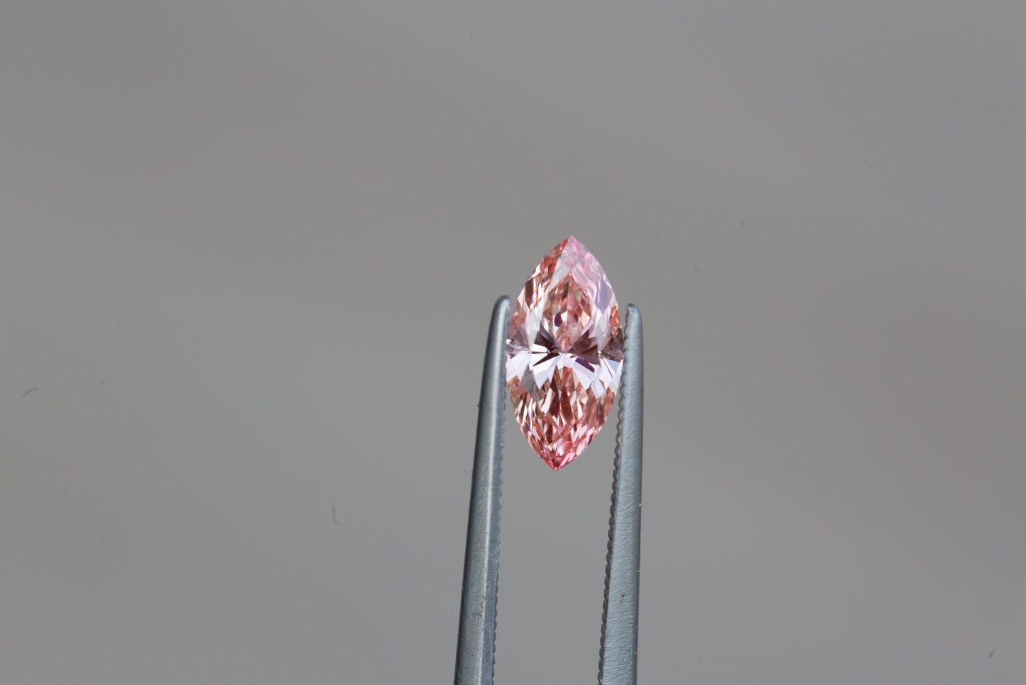 .84ct marquise fancy intense pink lab diamond