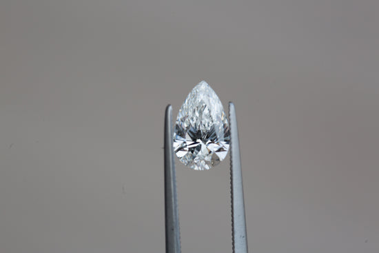 1.28ct pear lab diamond