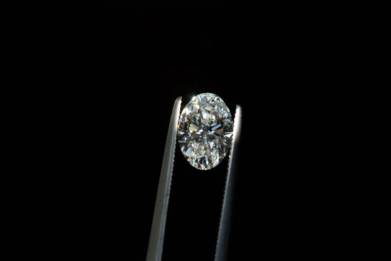 Load image into Gallery viewer, 1.26ct oval lab diamond, D/VS1
