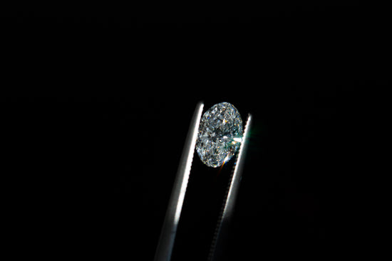 .85ct oval lab diamond, D/VS1