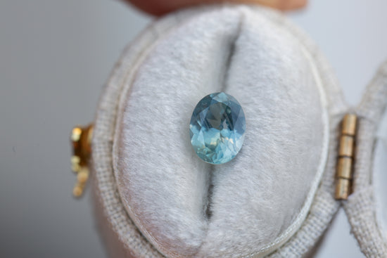 1.39ct oval blue Montana sapphire
