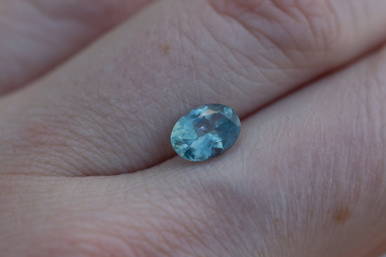 1.39ct oval blue Montana sapphire