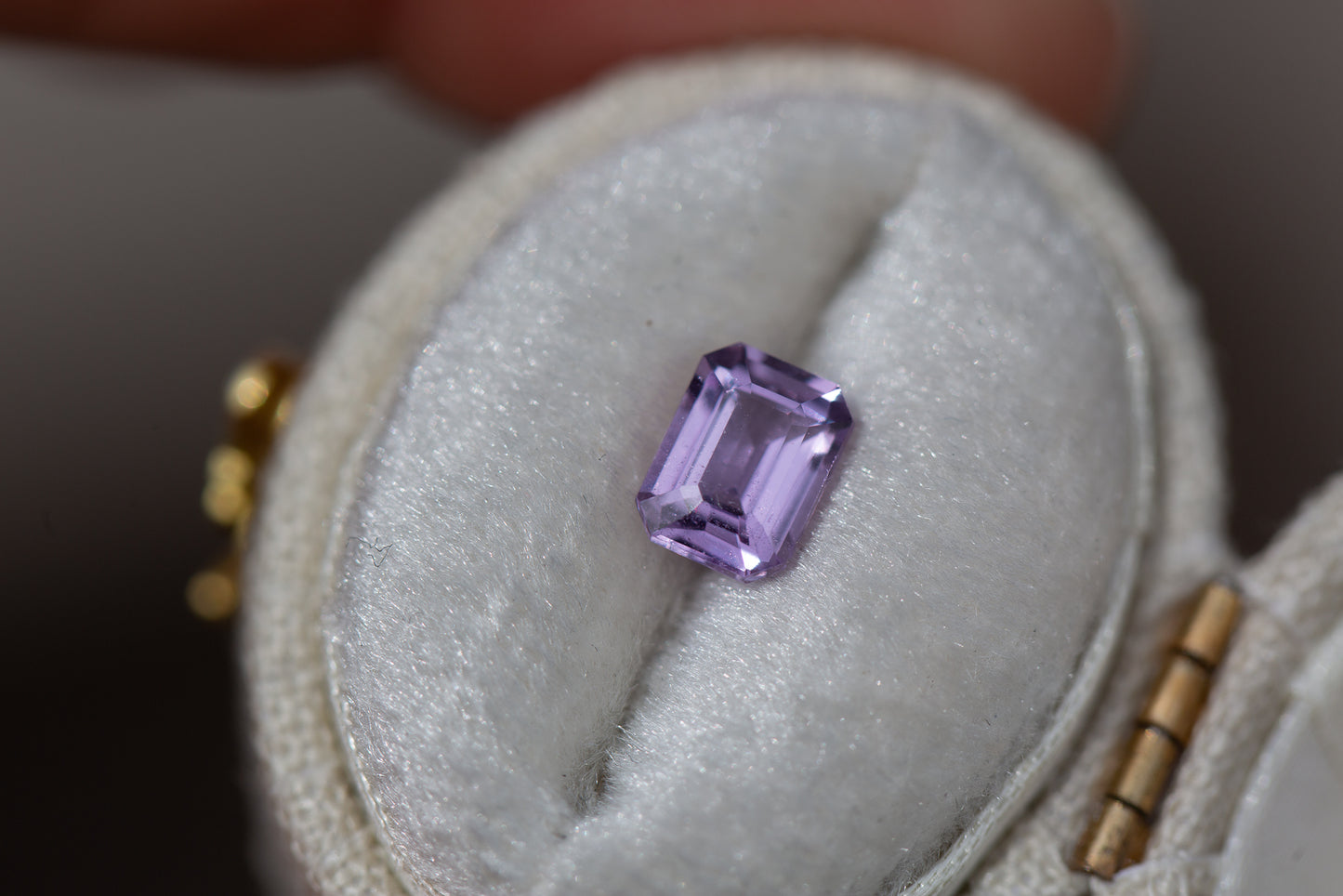 1.15ct emerald lavender sapphire