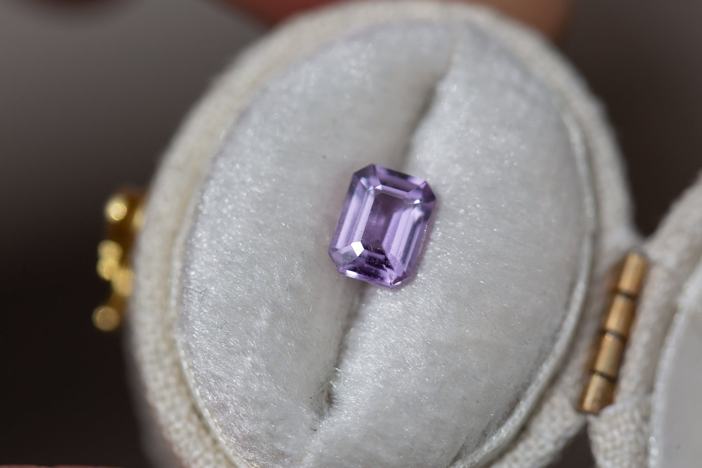 1.15ct emerald lavender sapphire