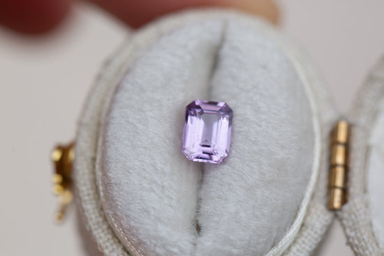 1.15ct emerald lavender sapphire