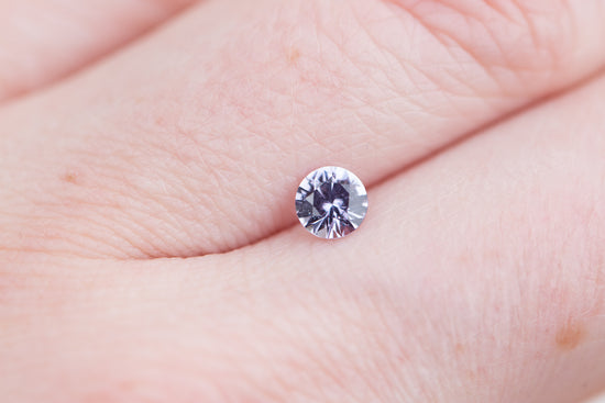 .5ct round lavender sapphire