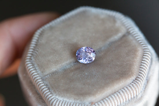 1.41ct oval purple lavender umba sapphire